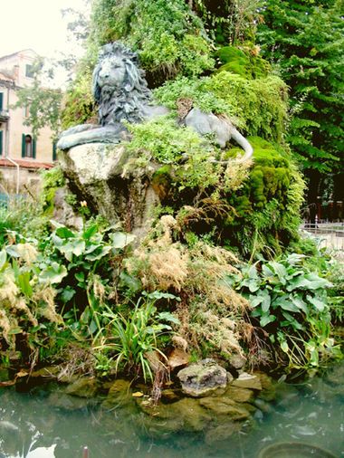 Venedig - Garibaldi-Brunnen
