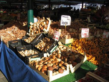 Porcini auf dem Markt