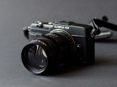 Jupiter 9 2,0 85 mm an Olympus PEN