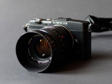 Rokkor 1,4 50 mm an Olympus PEN